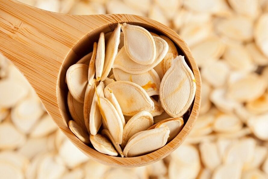 pumpkin seeds to remove parasites
